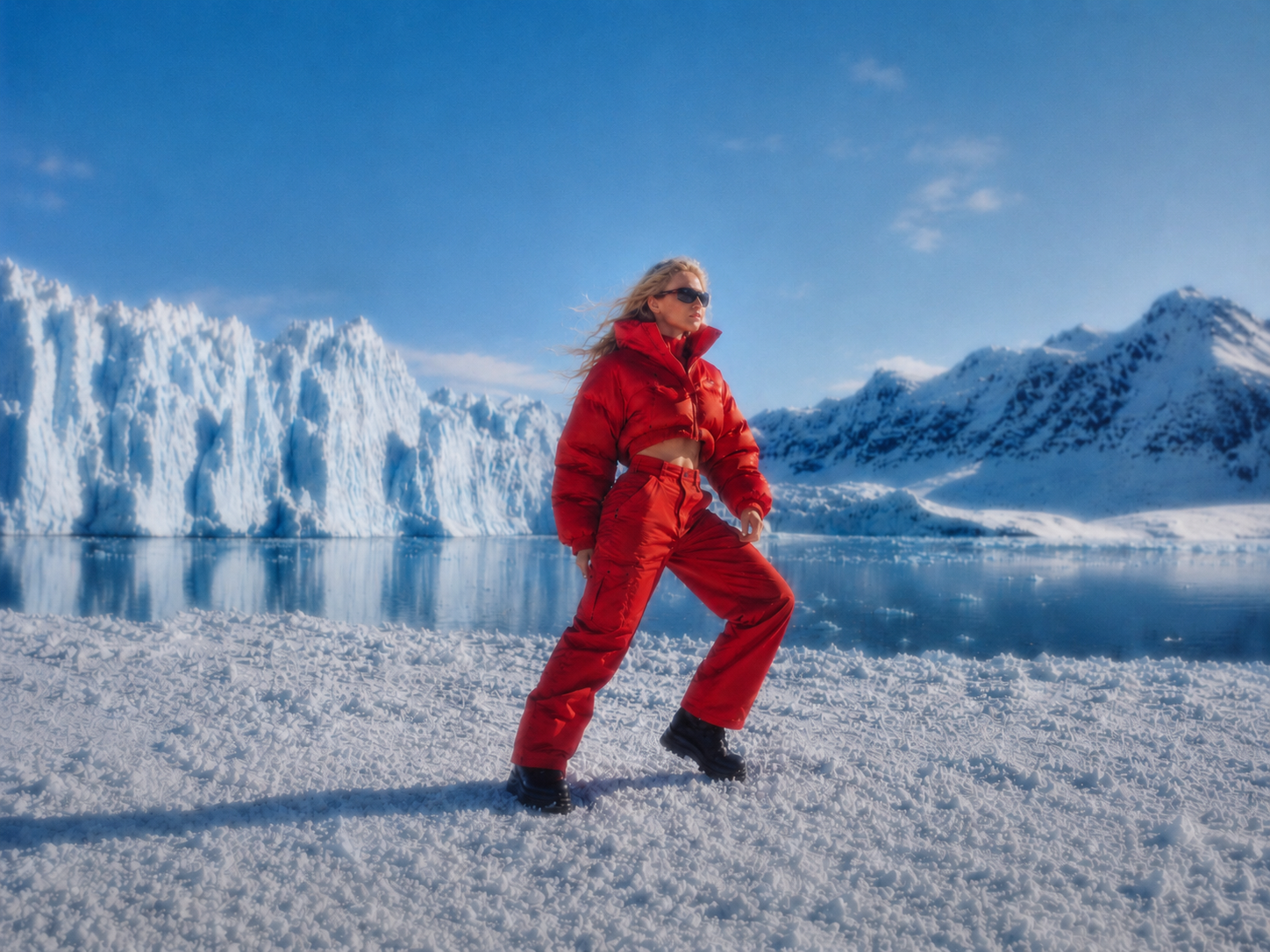 Glacier fashion campaign