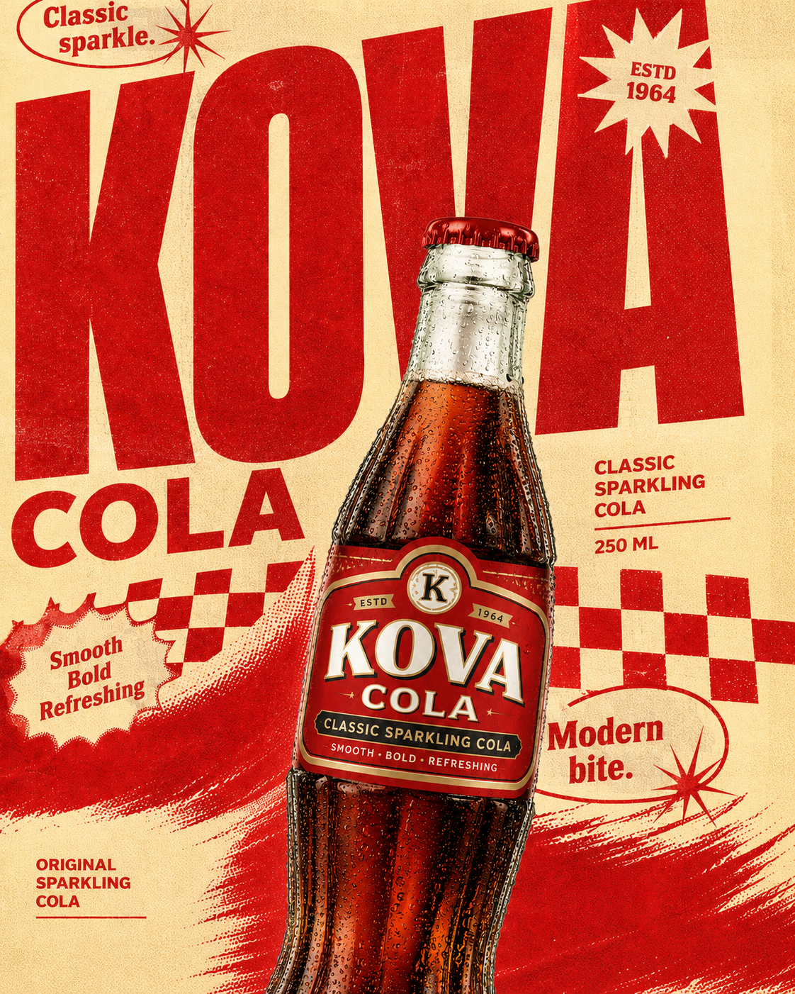 Kova Cola classic poster